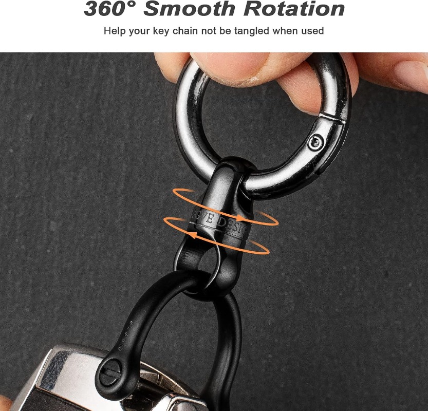 Titanium Key Ring With Round C - огляд і ціна Edc Carry Clip